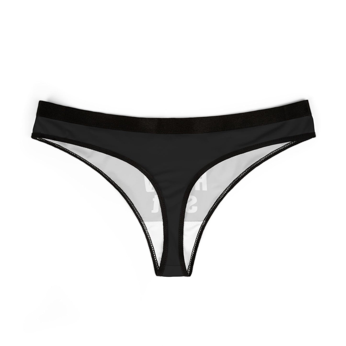 I'm a Horny Slut Cheeky naughty Thong, Bold and Playful underwear for Sexy women, Bachelorette panty, Funny Underwear, Slutwear, Hotwife
