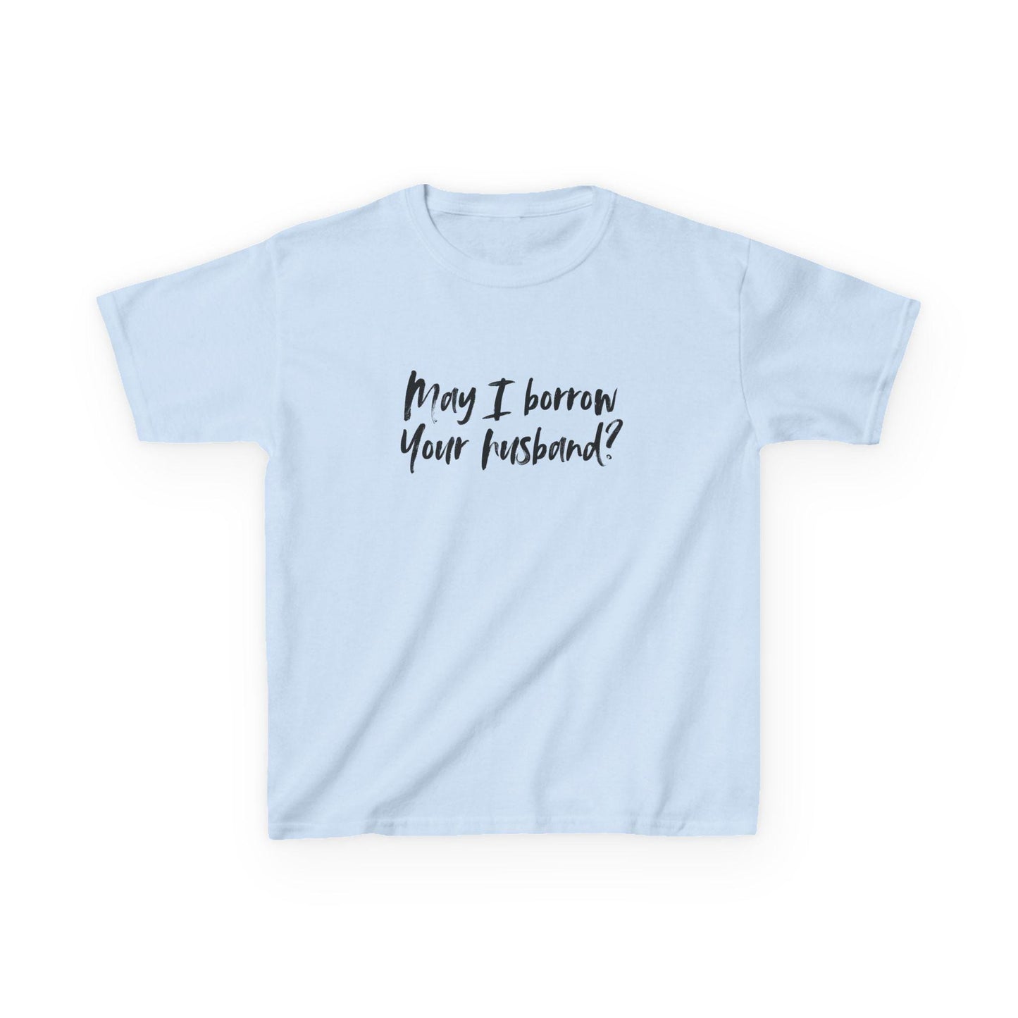May I borrow Your husband Y2K Sexy Cute Baby Tee Crop Top, Naughty Apparel Queen of Spades Swinger