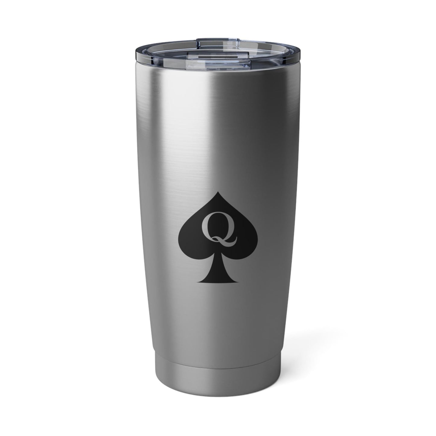 Queen of Spades Vagabond Tumbler 20oz QOS Hotwife Lifestyle Travel Mug Cuck Bull Stainless Steel Spill Resistant Swinger Road Trip Cup