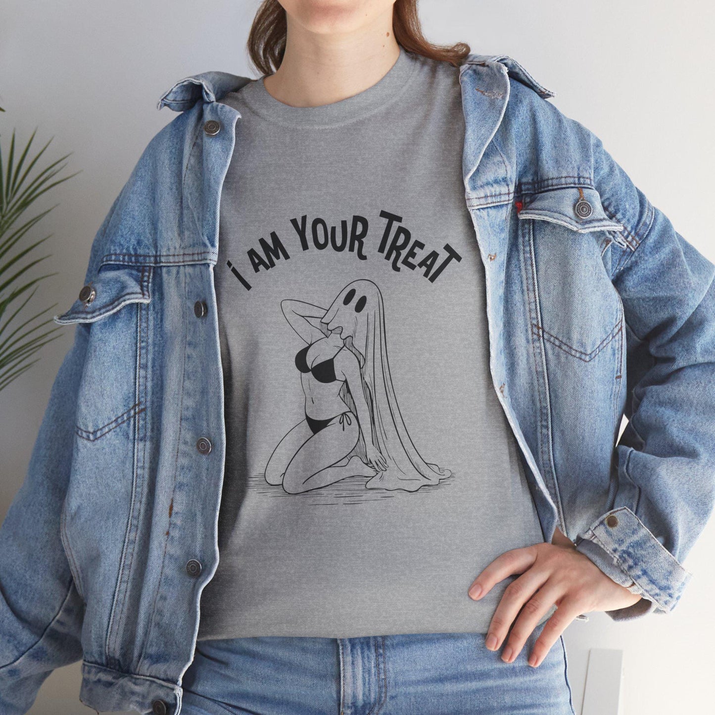 I am your Treat Halloween sexy Tshirt, gift idea for her, Halloween for Wife, Girlfriend Naughty adult tee for couples, BDSM Roleplaying