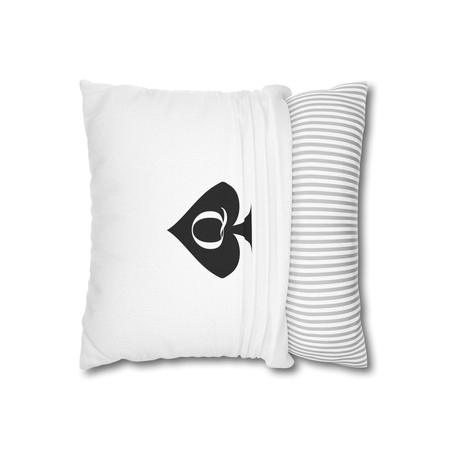 Queen of Spades Square Pillowcase QOS Hotwife Bedroom Decor Cuck Swinger Lifestyle Cushion Cover Double Sided Print Sexy Statement
