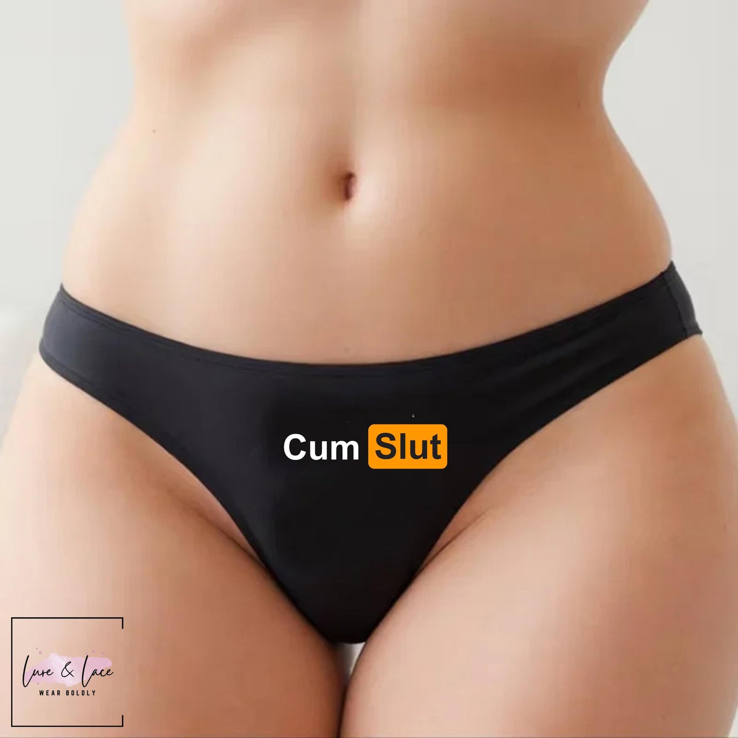 Cum Slut Underwear, Hotwife Naughty thong women Wife Gift, Queen of Spades Panties | QoS Cum swallow lover gift for her anniversary,