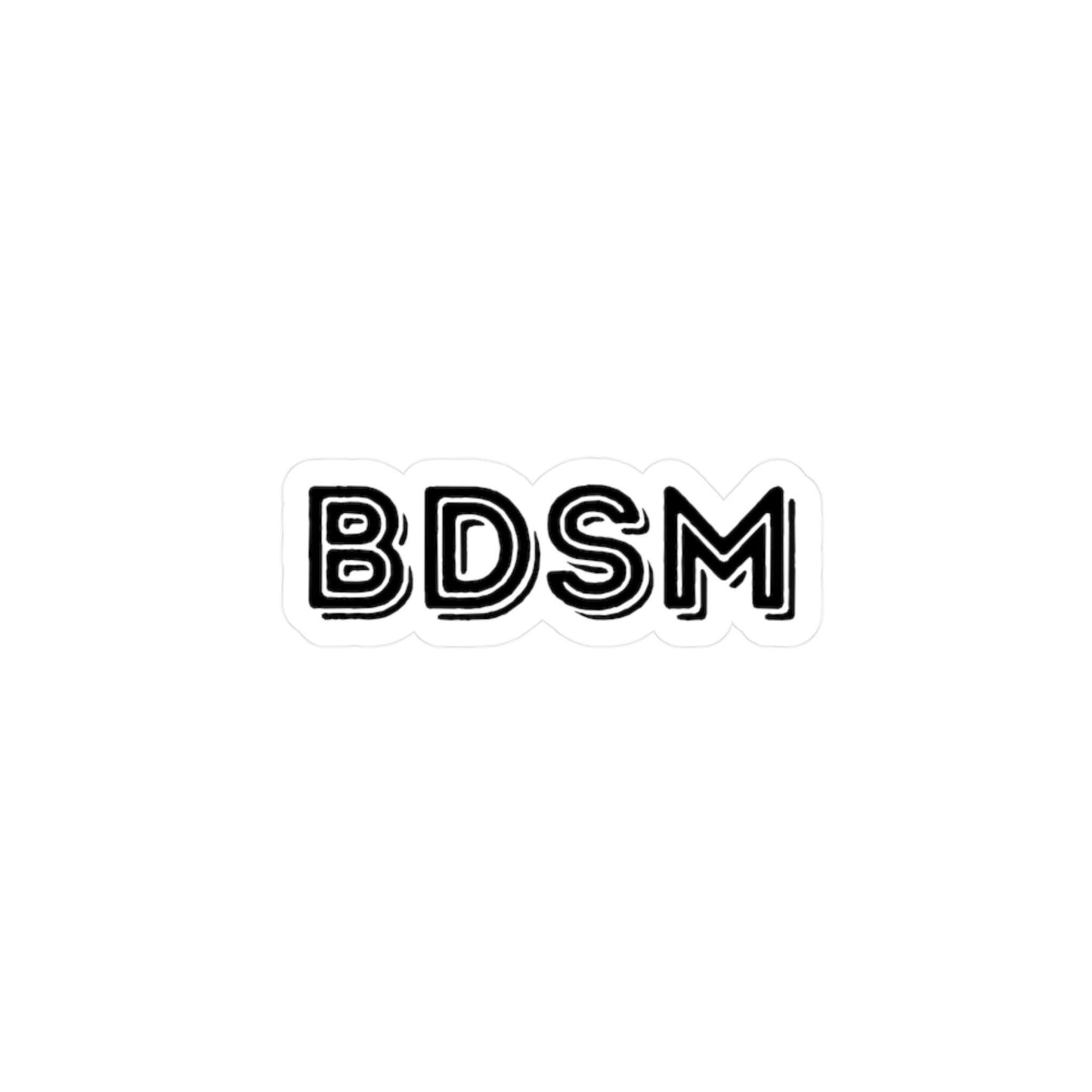 BDSM Sticker Lifestyle Art Submissive Kinky bdsm decal Gift for Brats Kink sexy DDLG Sticker Kiss-Cut Vinyl adult NSFW Gift