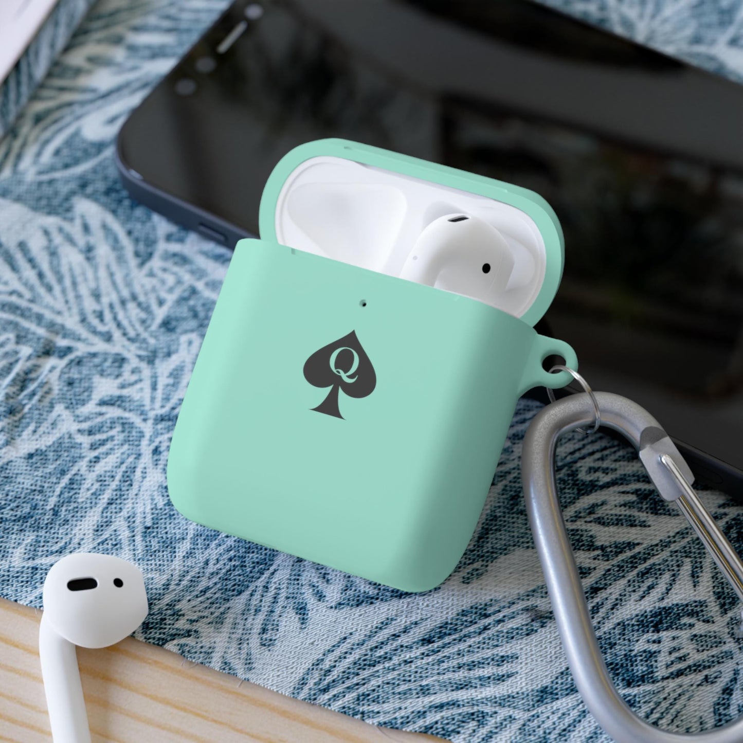 Queen of Spades AirPods Case Cover | Hotwife QOS Kink Gift for Her, BBC Lifestyle Accessory, Cuckold Swinger Tech, Spade Symbol AirPods Pro