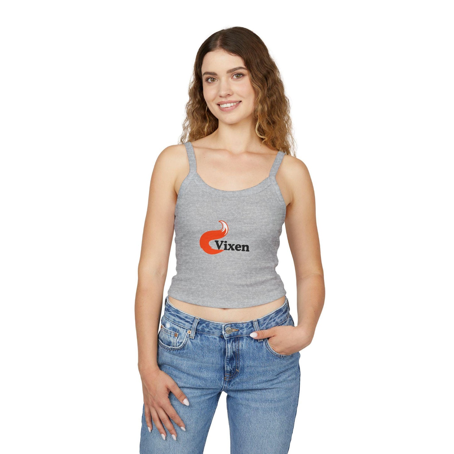Vixen fox, Spaghetti strap crop top, sexy Gift idea for her, wife, girlfriend, Swinger couple shirt, date night idea Hotwife lifestyle