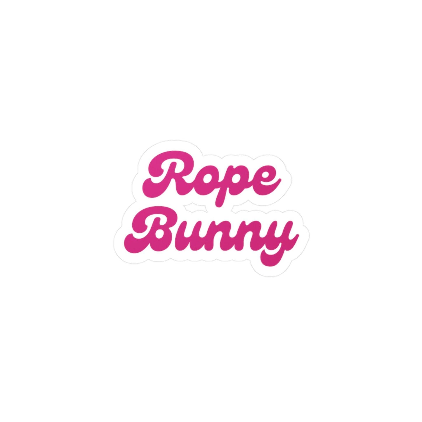 Rope Bunny Sticker BDSM Submissive Kiss-Cut Vinyl Sticker Lifestyle Art Gift for Brats Kink Sticker Kinky BDSM decal adult NSFW Gift