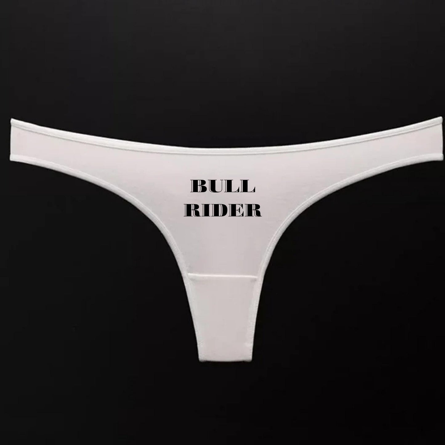 Bull Rider Thong | Hotwife lifestyle QoS Panties, Sexy Gift Idea for Wife, Queen of Spades, cuck husband Underwear Swinger Couple