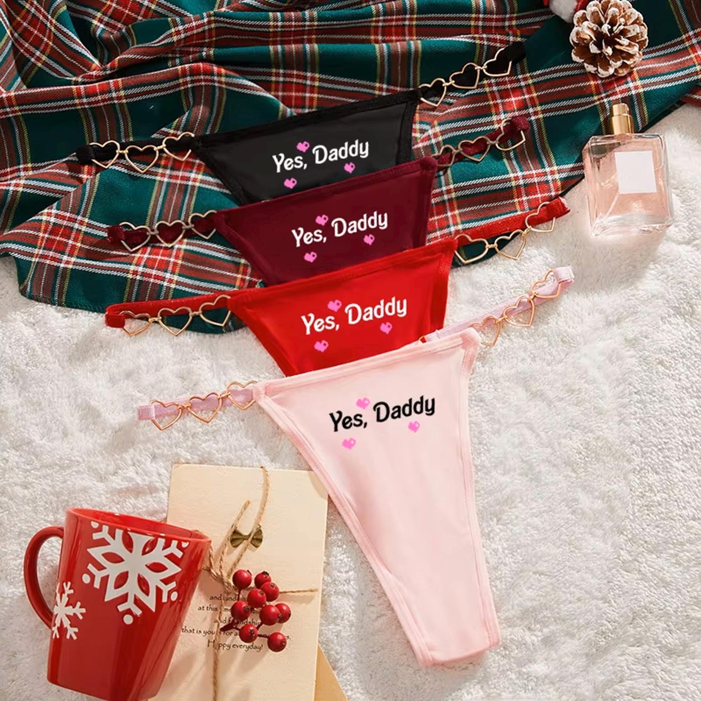 Yes daddy sexy G-String | Sexy Thong baby girl , Panty Gift for Her, Valentine's Surprise for Girlfriend Wife, Sex panties