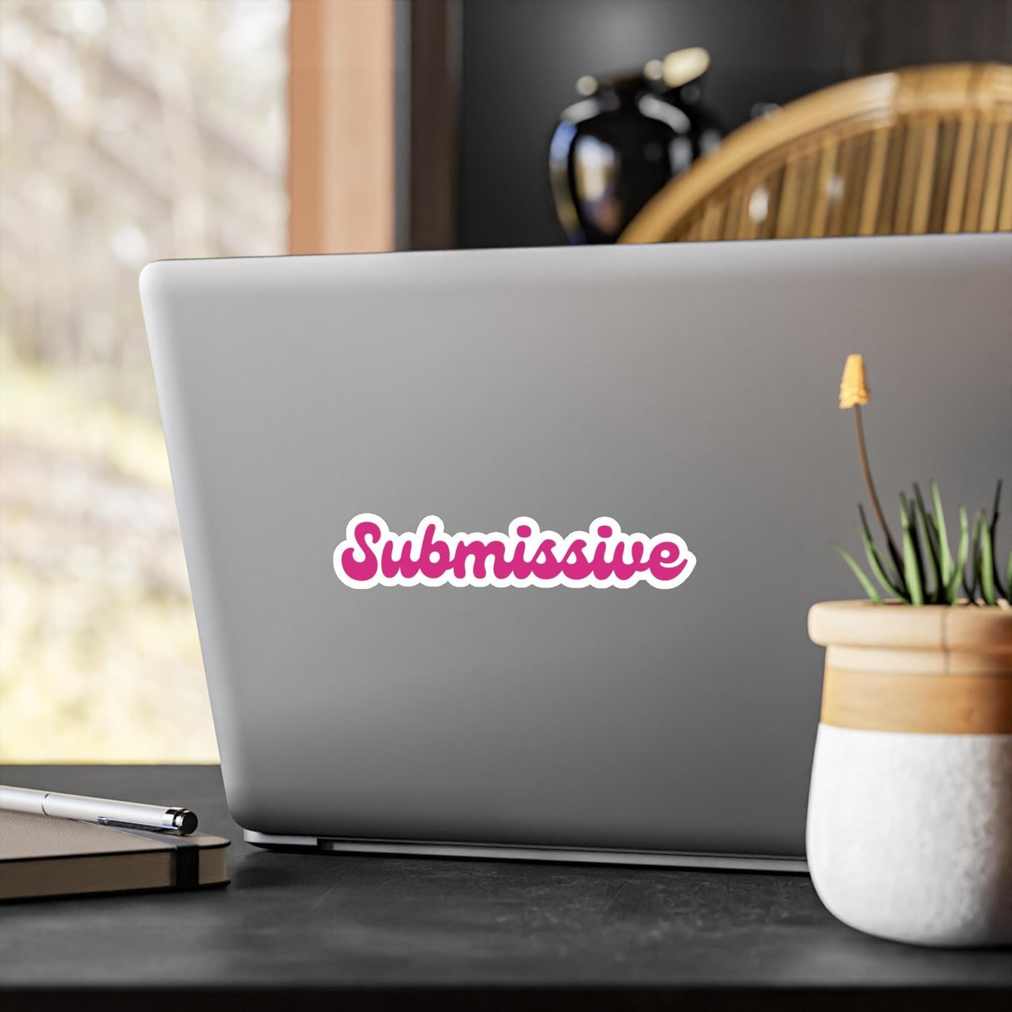 Submissive Sticker BDSM Lifestyle Art Kinky BDSM decal Submissive Kiss-Cut Vinyl Sticker Gift for Brats Kink Sticker adult NSFW Gift