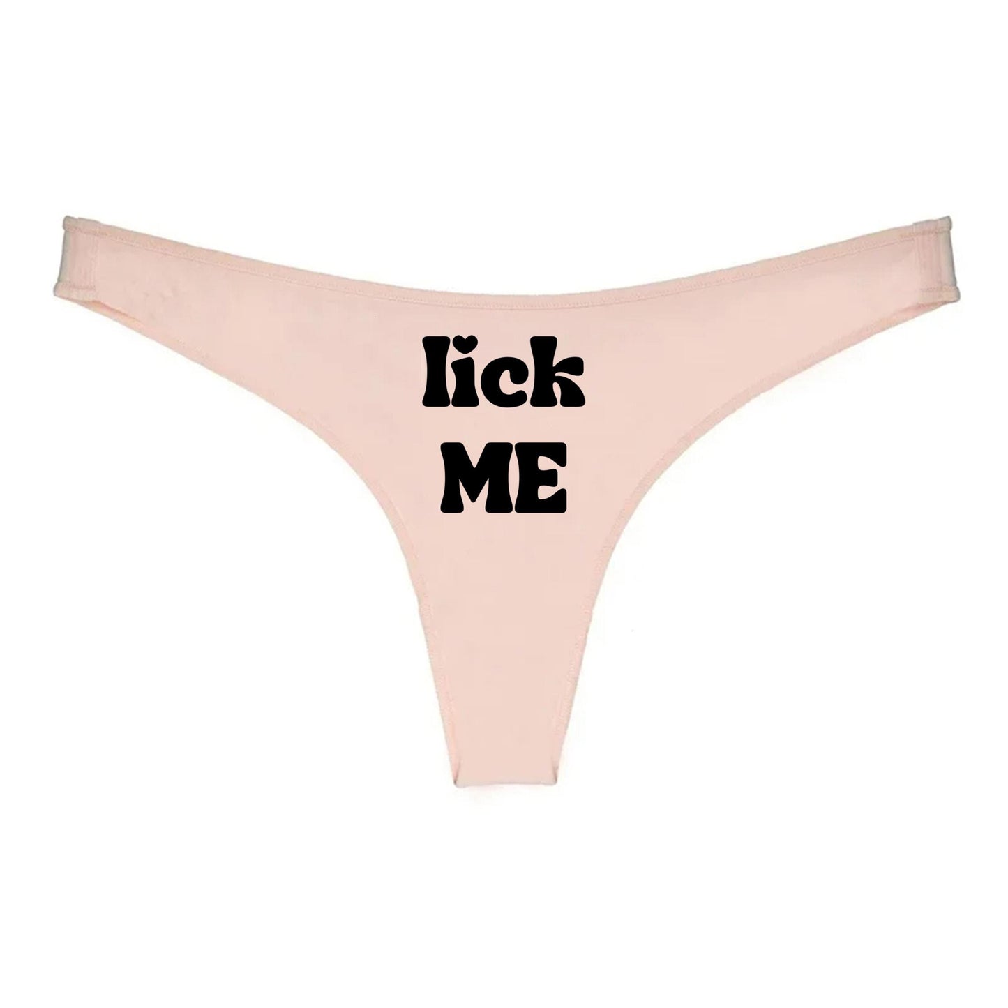 Lick me Thong | naughty women Hotwife lifestyle QoS Panties, Sexy Gift Idea for Wife, Queen of Spades, Surprise Him Underwear