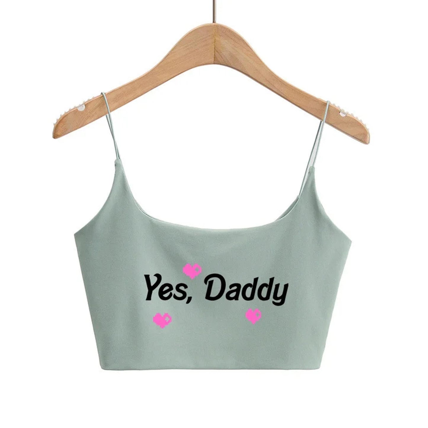 Yes Daddy Crop top Sexy | yes Daddy Sexy shirt baby girl , y2k DDGL roleplaying sex, Daddy's girl top, for Girlfriend Wife, Dom Kinky Daddy
