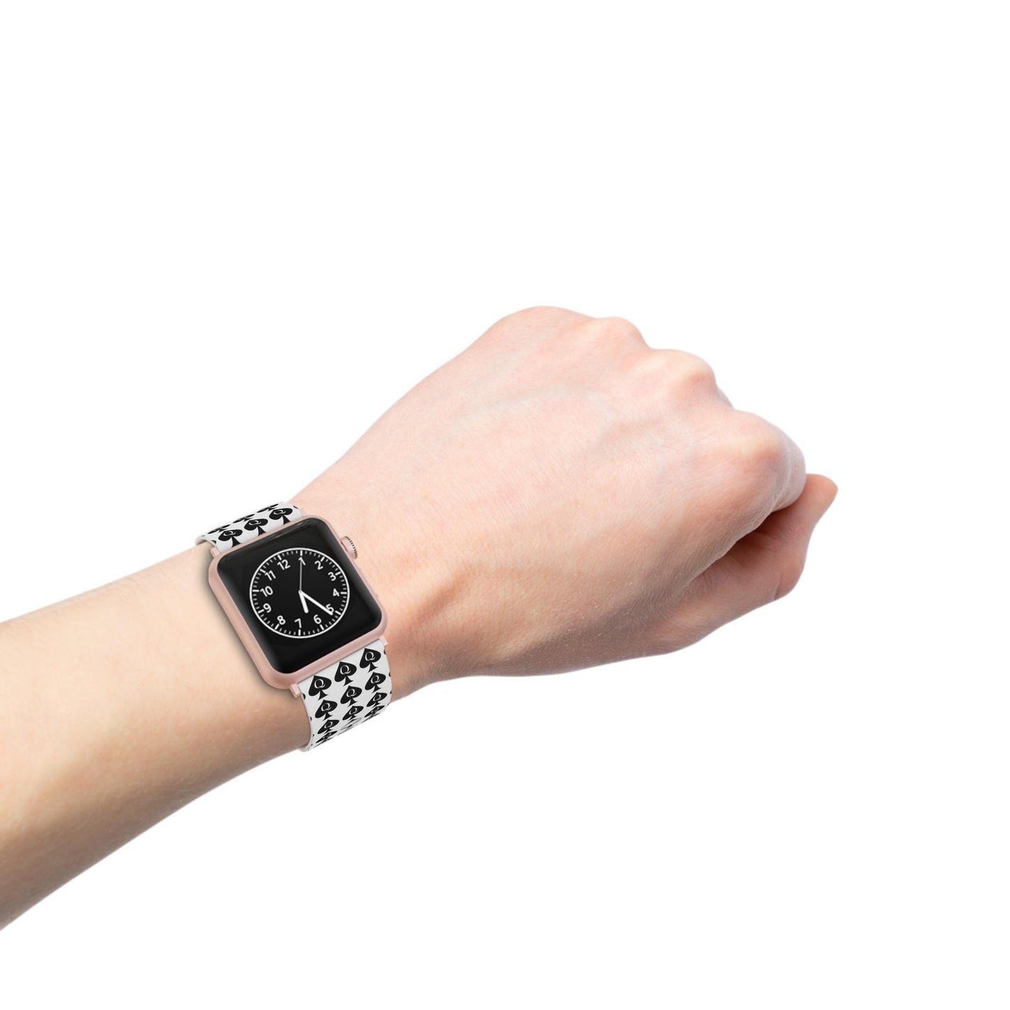 Queen of Spades Apple Watch Band | QOS Symbol Kinky BDSM Watch Strap for Hotwife, Swinger Lifestyle Accessory, BBC Cuckold Gift Idea