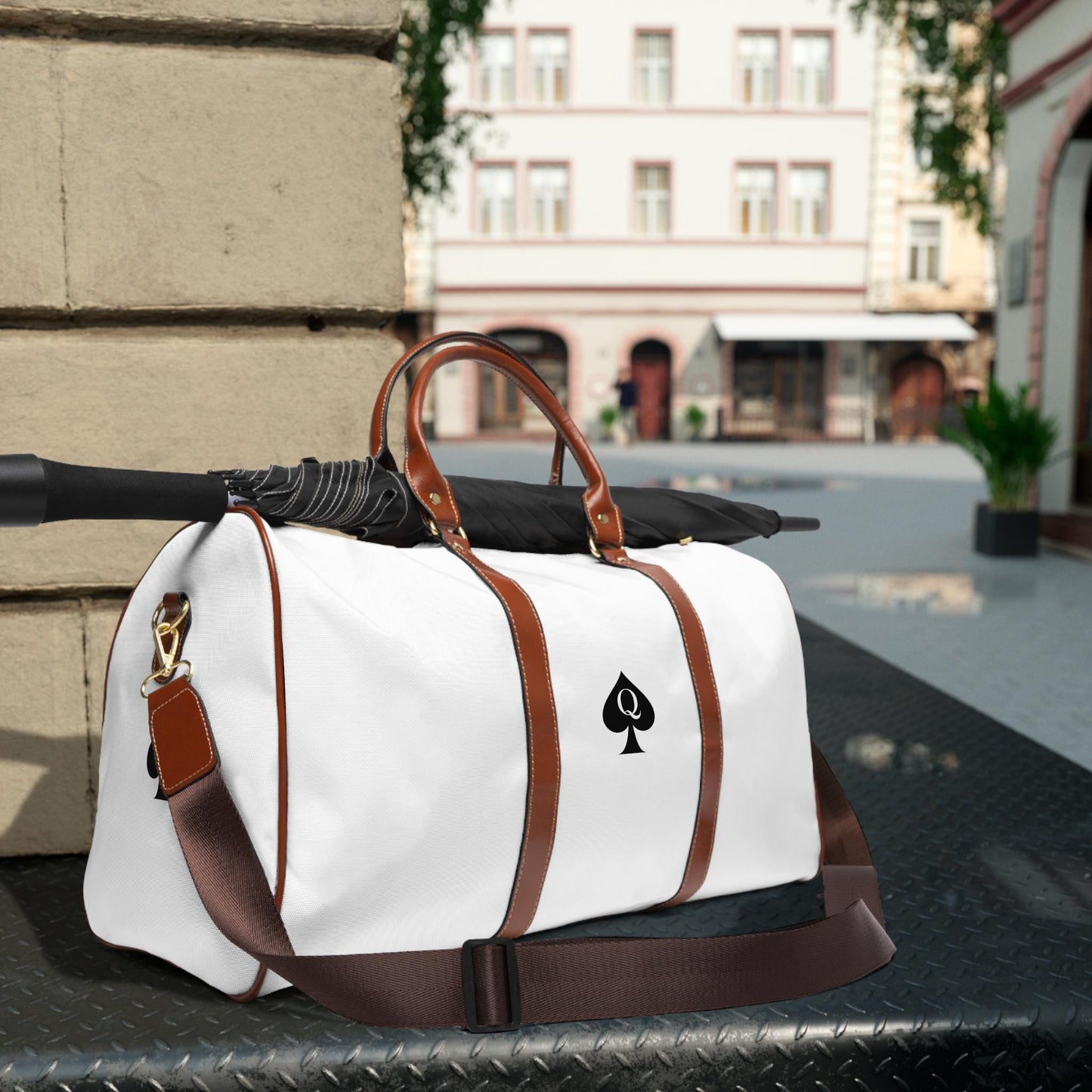 Queen of Spades Travel Bag | Hotwife QOS Weekend Duffel, Kinky Luggage, BBC Swinger Lifestyle Overnight Bag Gift, swinger cruise, cuckold