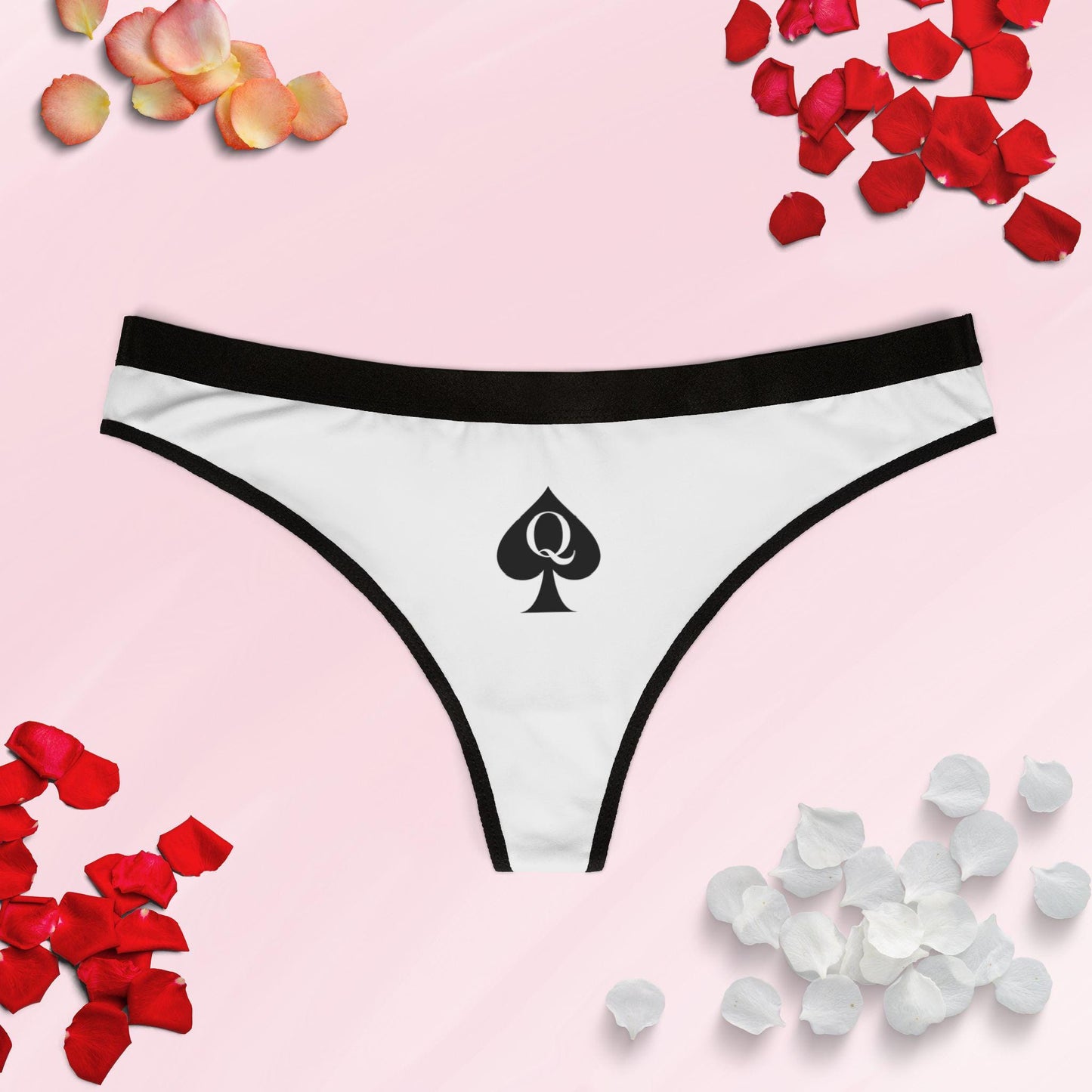 Hotwife Queen of Spades QoS Panty | Naughty Hotwife Underwear | BBC Bull Cuck Swinger Pineapple Gift Slutwear