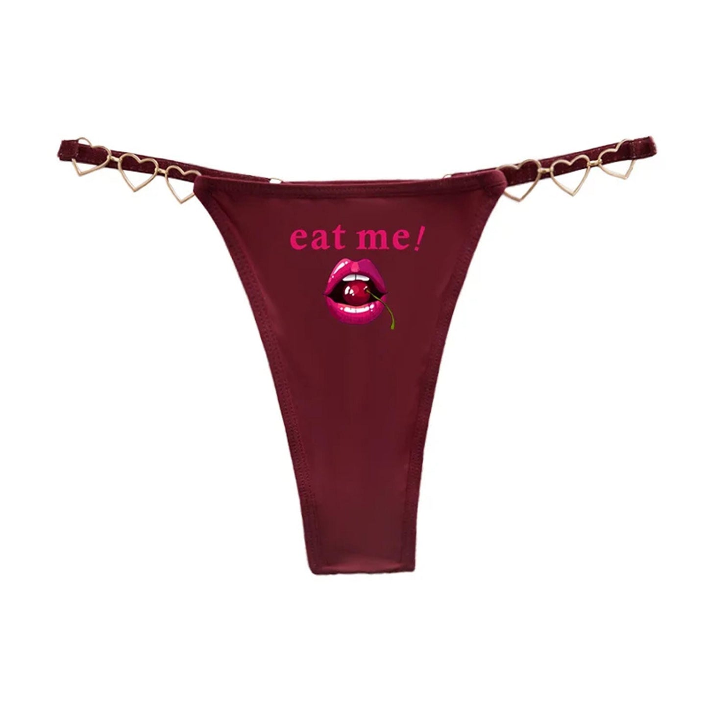 Eat me Underwear | lick Me Sexy G-String oral Sex | Naughty panties for Her | Valentine's Gift | Roleplay Lingerie| QoS, Hotwife