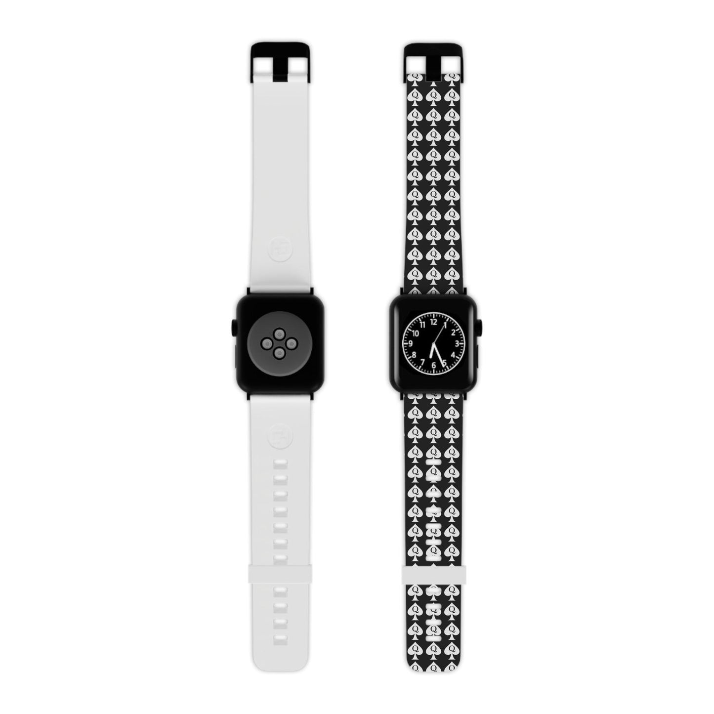 Apple Watch Band Queen of Spades | QOS Symbol Kinky BDSM Watch Strap for Hotwife, Swinger Lifestyle Accessory, BBC Cuckold Gift Idea