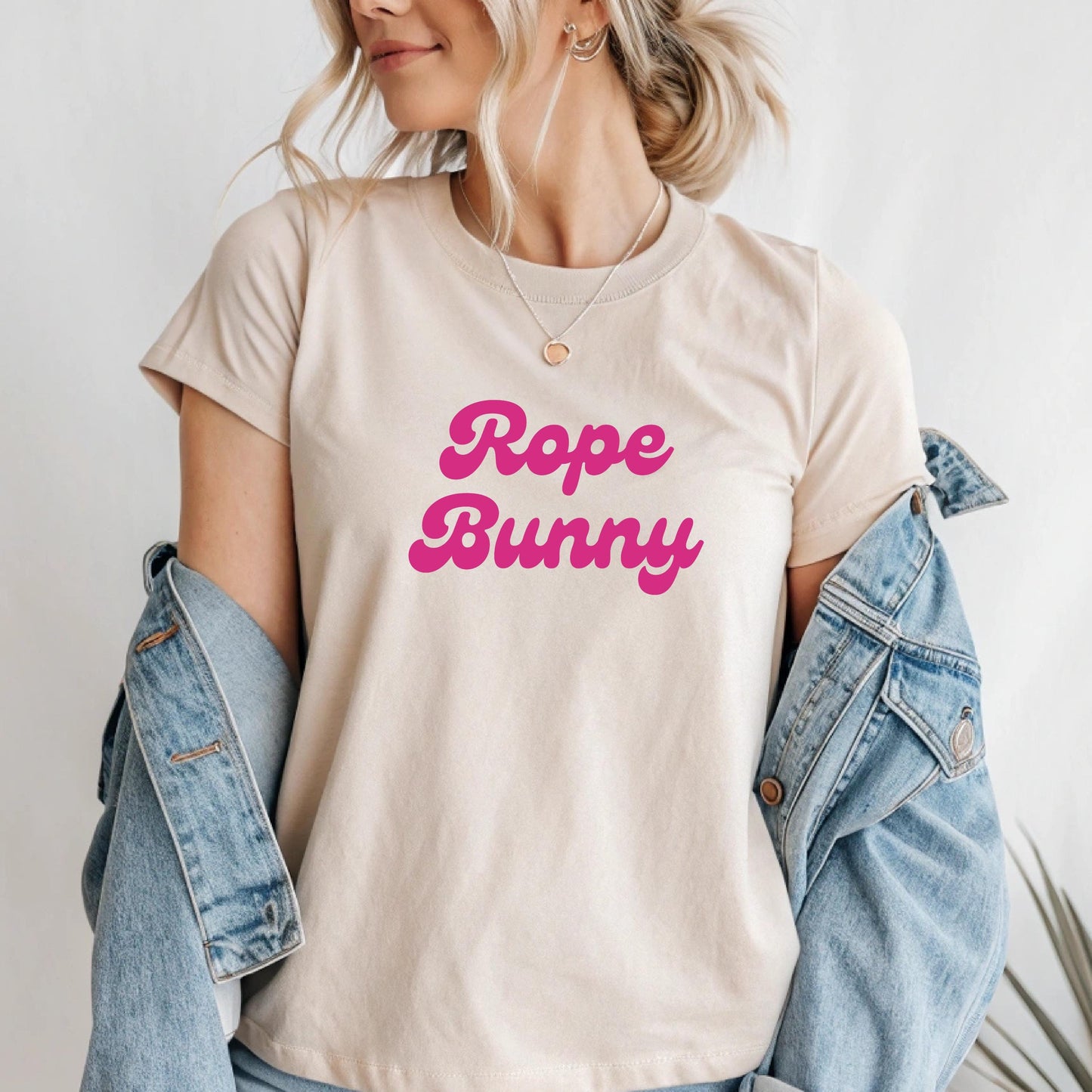 Rope Bunny T-Shirt | Daddy Kinky Submissive BDSM Shirt, Shibari Bondage Top for Her, Sexy Kink Tee, Rope Slut Gift, Degradation Pet Play Sub