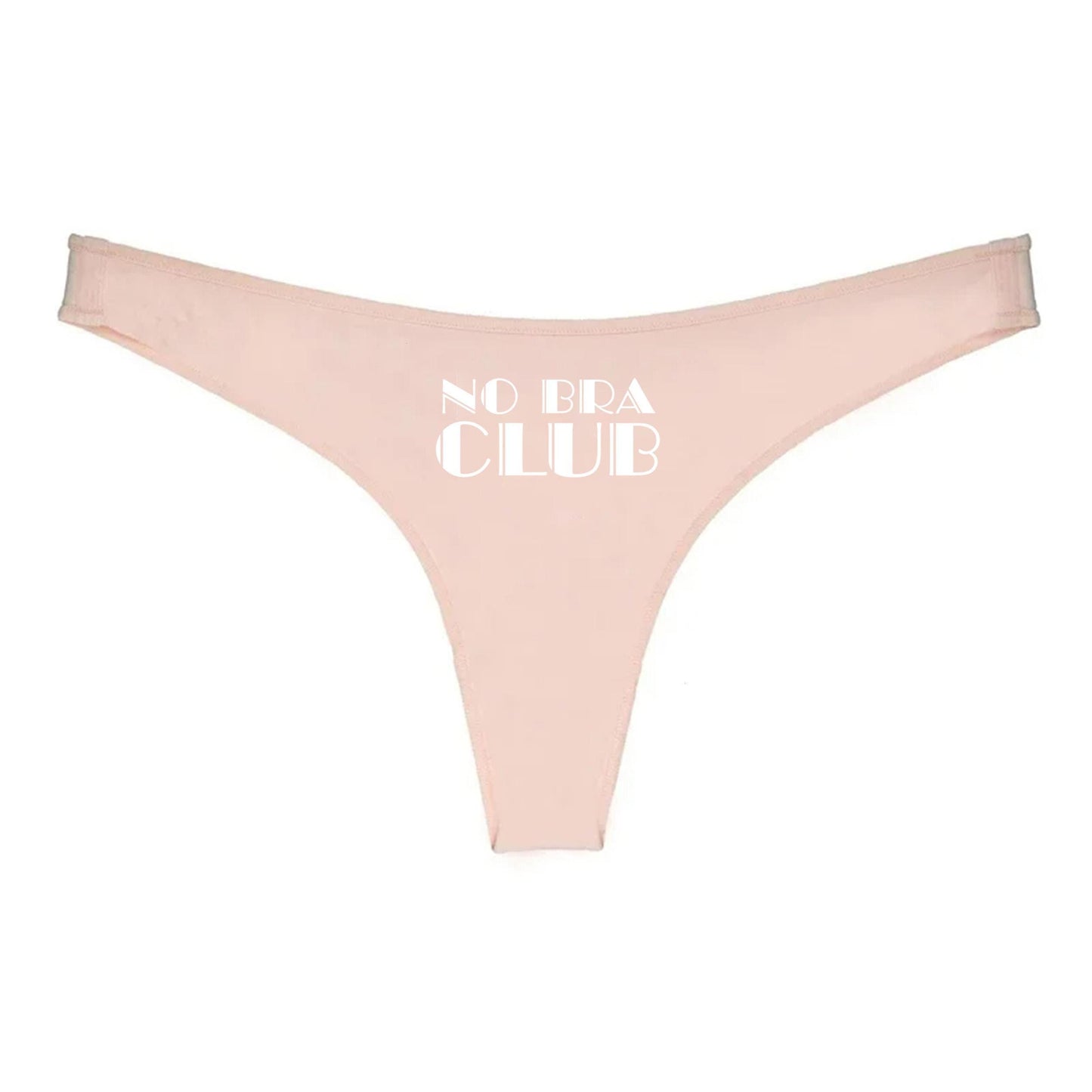 NO Bra Club Thong | Hotwife lifestyle QoS Panties, Sexy Gift Idea for Wife, Queen of Spades, cuck husband Underwear