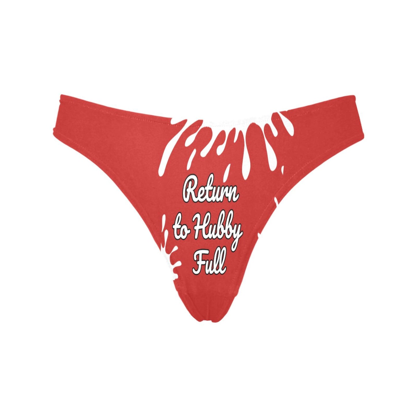 Return to Hubby Full Queen of Spades Thong sexy| QOS BBC Wife Panty Gift Her, Sex Swingers Lifestyle Pineapple Cuckold Underwear