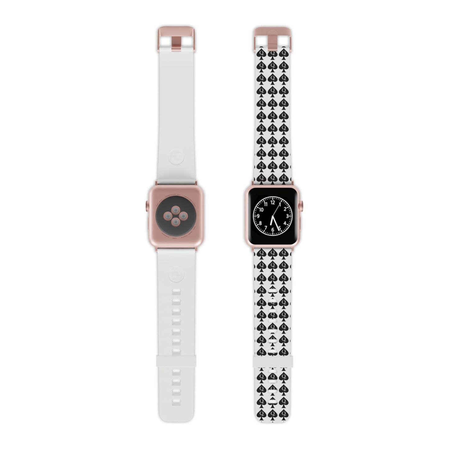 Queen of Spades Apple Watch Band | QOS Symbol Kinky BDSM Watch Strap for Hotwife, Swinger Lifestyle Accessory, BBC Cuckold Gift Idea