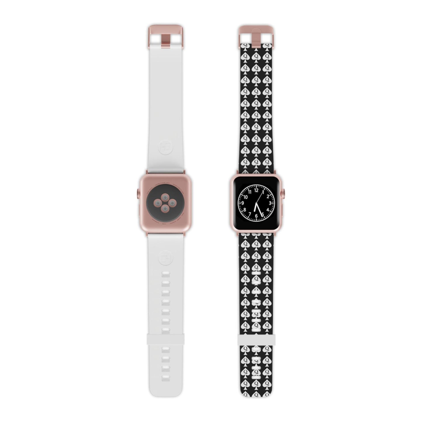 Apple Watch Band Queen of Spades | QOS Symbol Kinky BDSM Watch Strap for Hotwife, Swinger Lifestyle Accessory, BBC Cuckold Gift Idea