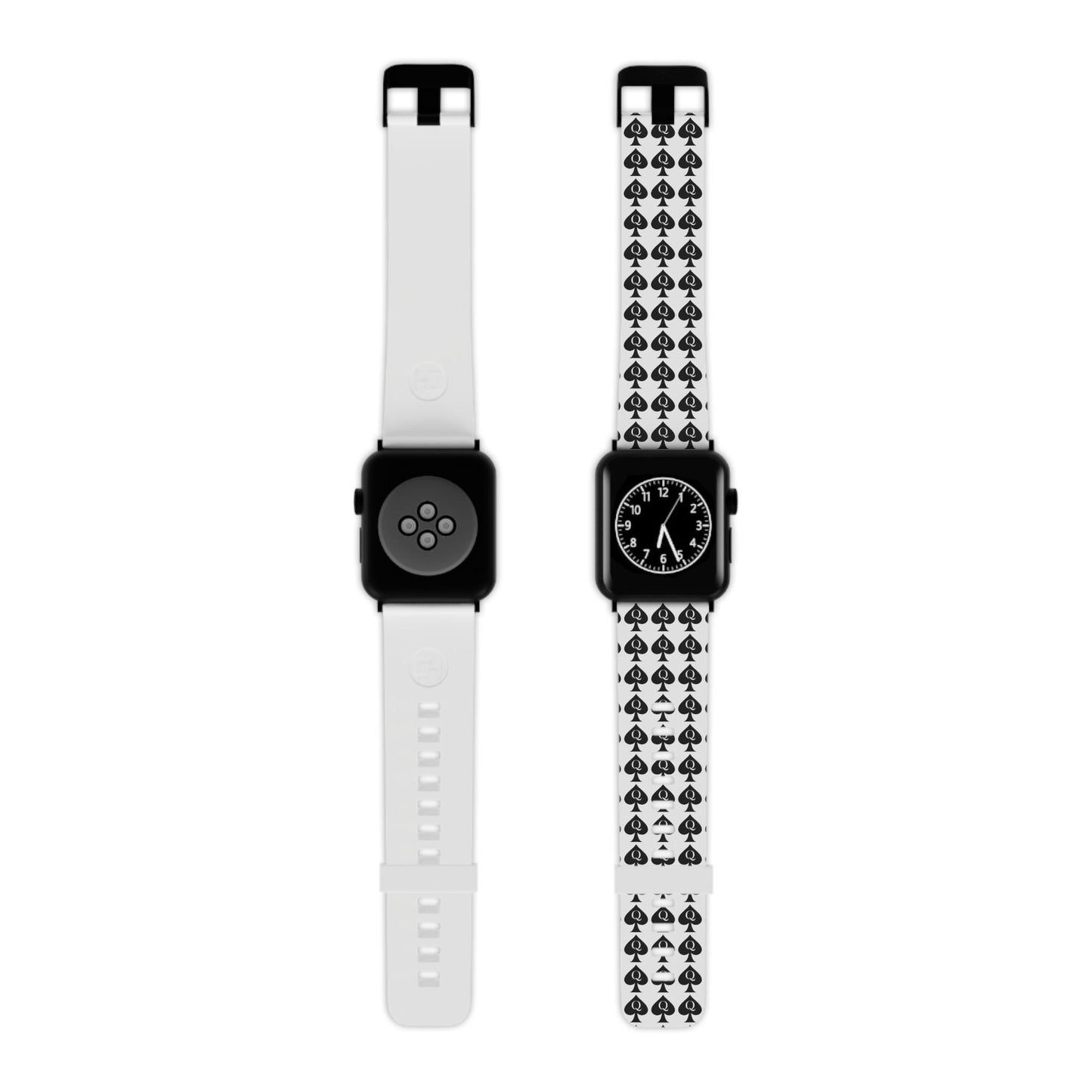 Queen of Spades Apple Watch Band | QOS Symbol Kinky BDSM Watch Strap for Hotwife, Swinger Lifestyle Accessory, BBC Cuckold Gift Idea