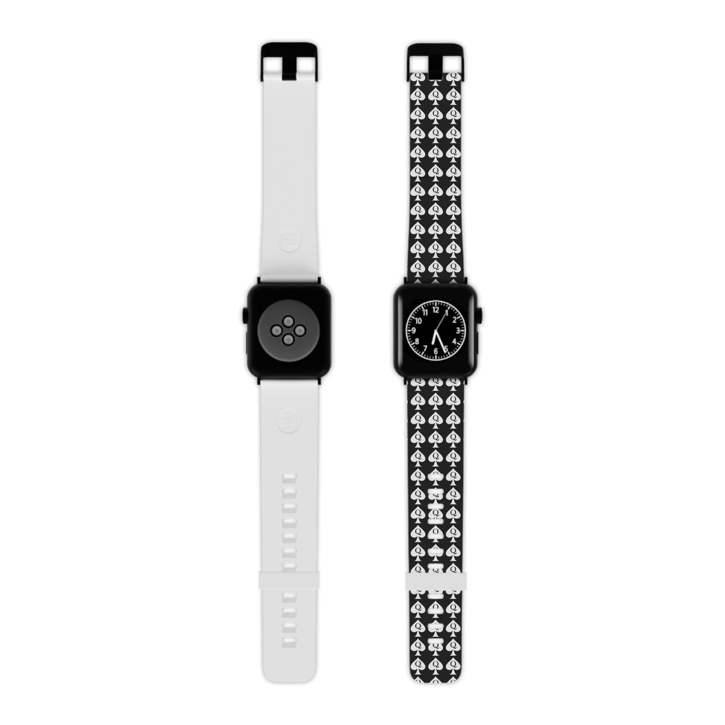 Apple Watch Band Queen of Spades | QOS Symbol Kinky BDSM Watch Strap for Hotwife, Swinger Lifestyle Accessory, BBC Cuckold Gift Idea