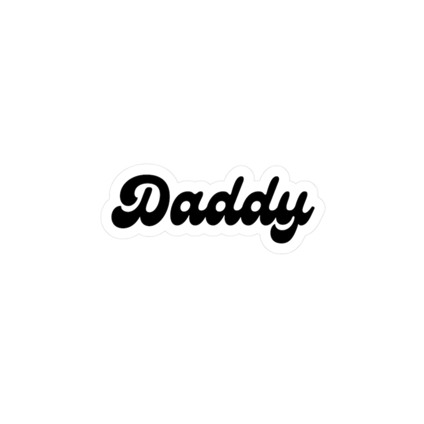 Daddy DDLG Sticker Kink Gift for Brats Submissive BDSM Vinyl Decal Lifestyle Art NSFW Kiss-Cut Sticker, Daddy's little girl