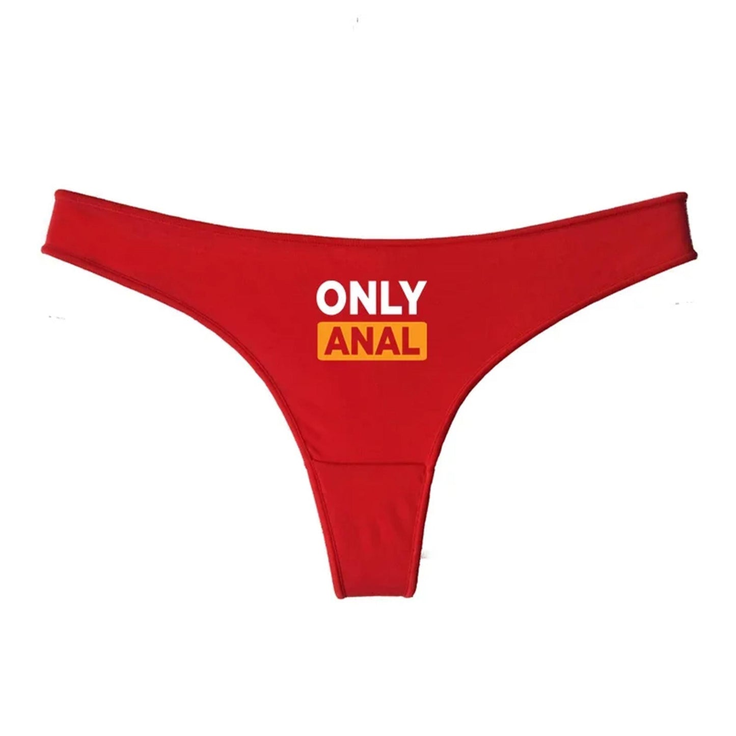 ONLY ANAL Thong | Anal Only Panty | Sexy Underwear for Roleplay & Adult Fun, anal slut gift for hot wife and horny girlfriends, gag gift
