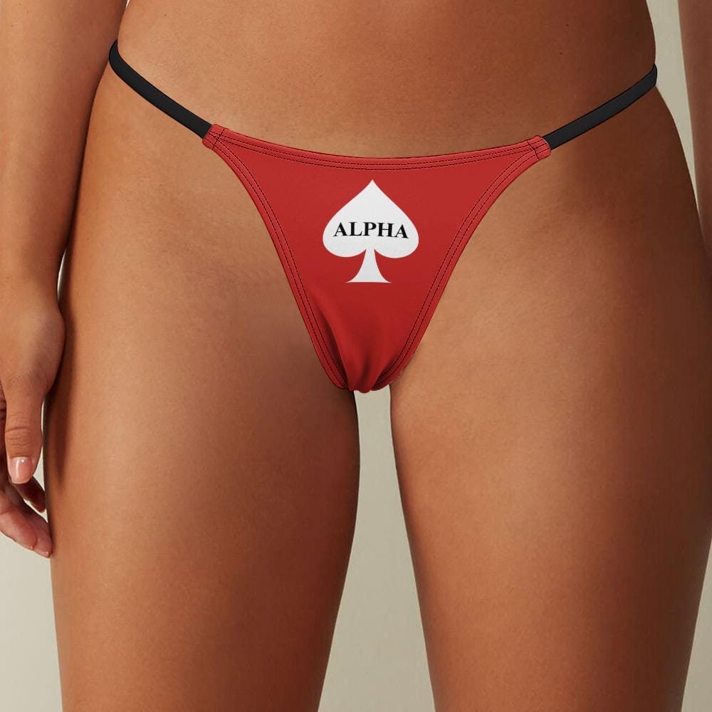 Your Job is Clean Up Hubby Sexy Thong, QOS G-String, Naughty Lingerie Panties, Hotwife Lifestyle, Queen of Spades