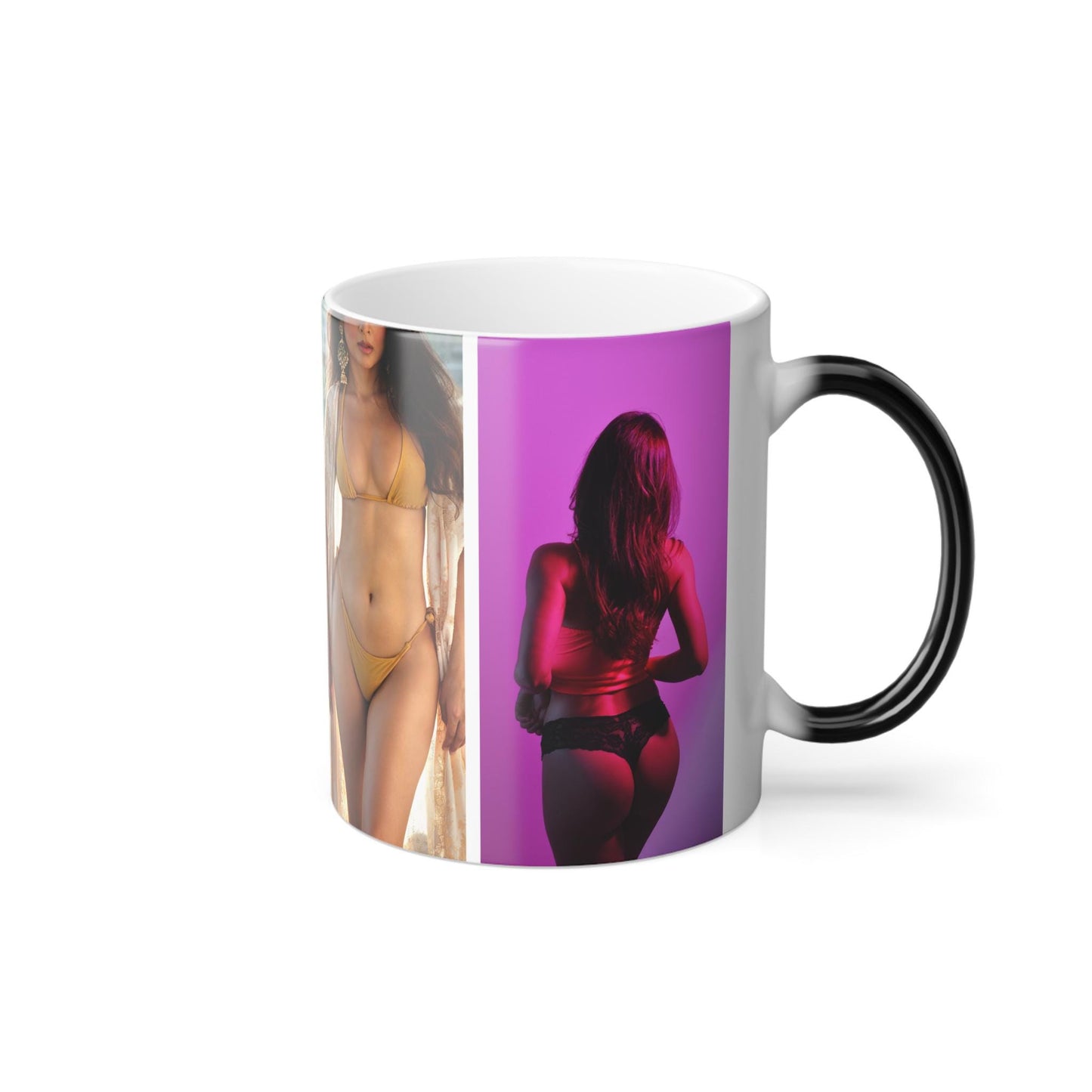 Custom Boudoir Photo Mug | Sexy Gift idea for Him, Color Changing Mug, Personalized Nude Mug Erotic Couple Anniversary Naughty Photo Present