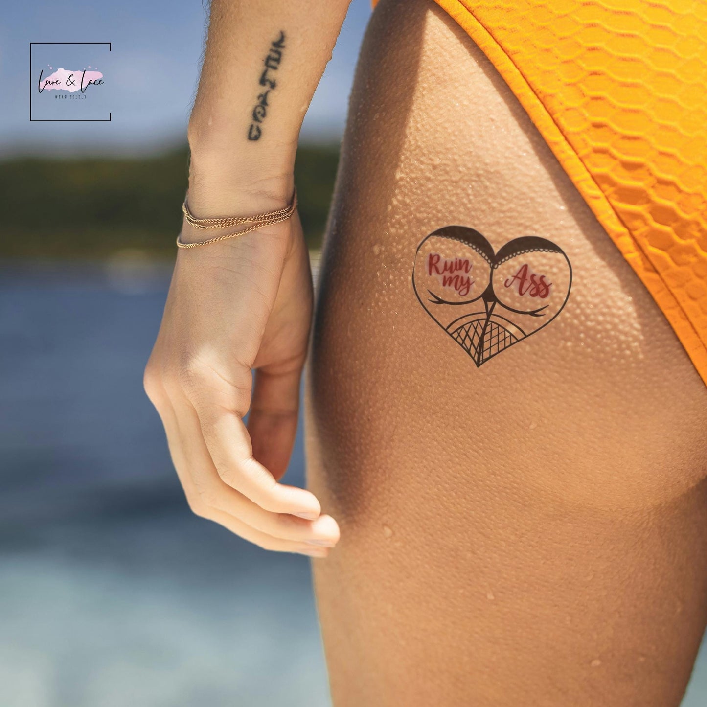 10X Temporary Sexy Tattoo for couples | back fun, Funny Cute Tattoo, Wife Naughty fun, BDSM Roleplaying sex QOS, Couple, Gift idea for her