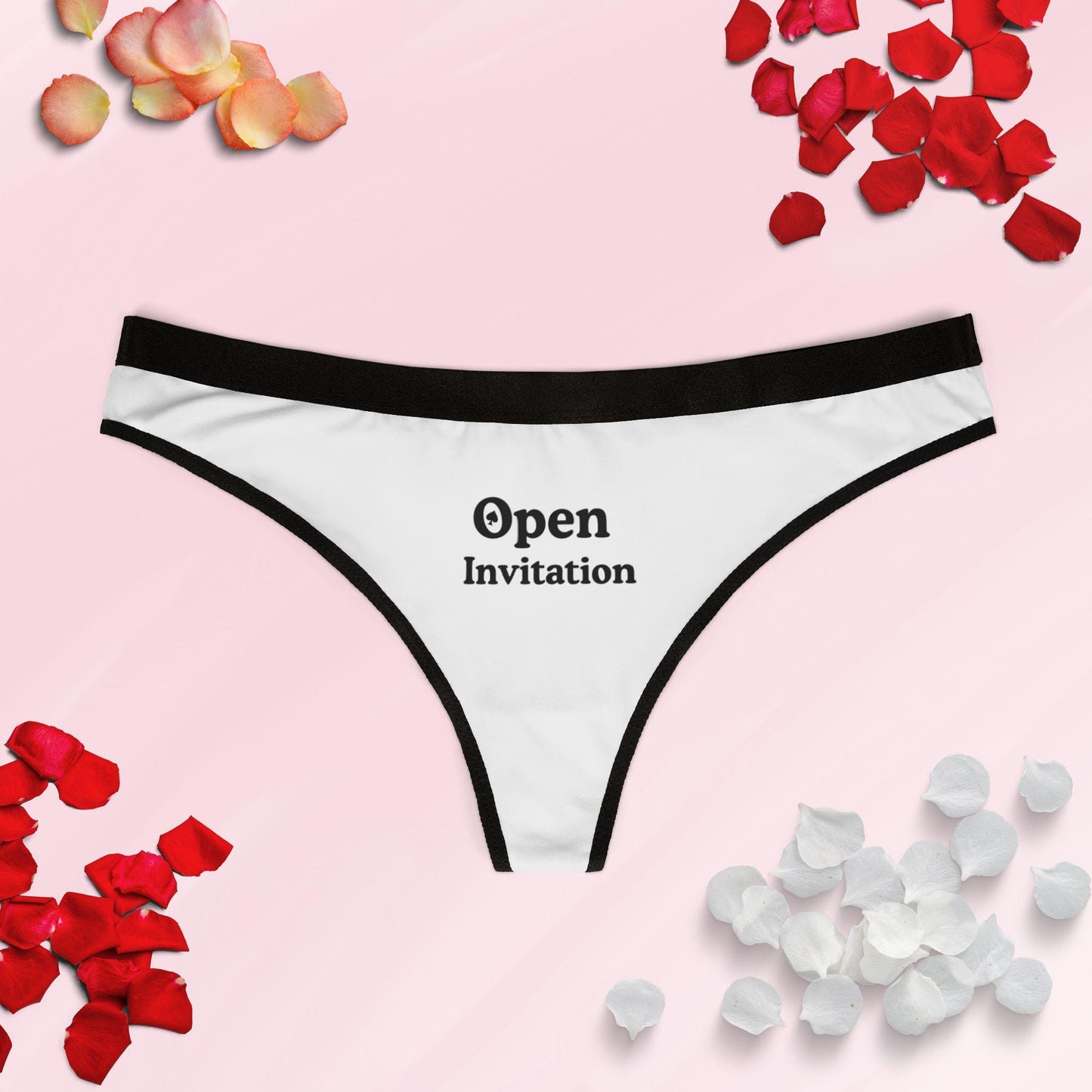 Hotwife Queen of Spades Open Invitation Panty | QoS Naughty Hotwife Underwear | BBC Bull Cuck Swinger Pineapple Gift Slutwear