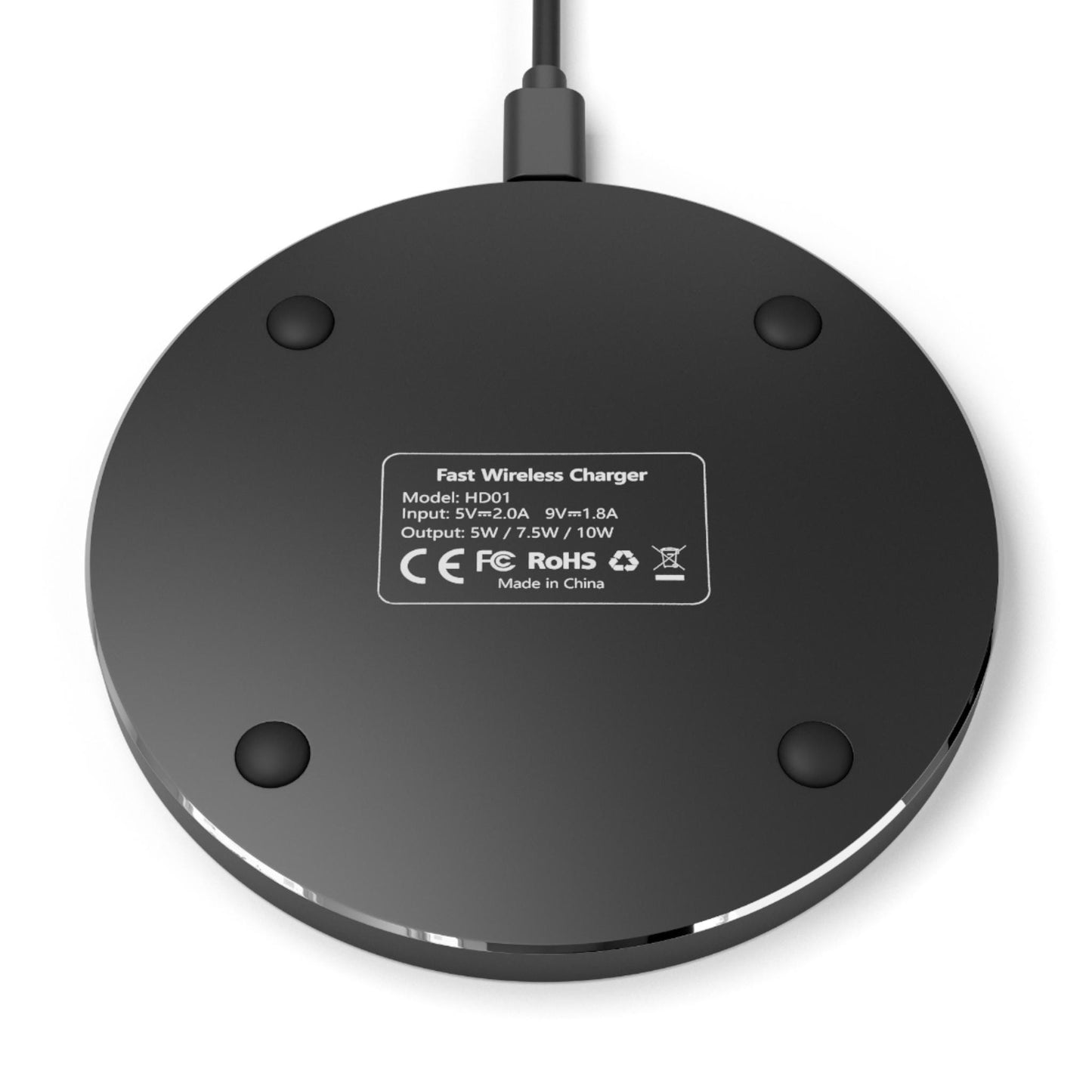 Queen of Spades Wireless Charger | Hotwife QOS Kink Tech Gift, Cuckold Lifestyle Decor, Sexy BBC Symbol Power Pad, BDSM Swinger Accessory
