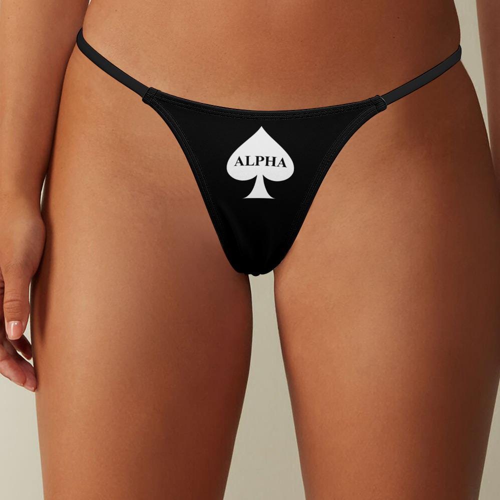 Your Job is Clean Up Hubby Sexy Thong, QOS G-String, Naughty Lingerie Panties, Hotwife Lifestyle, Queen of Spades