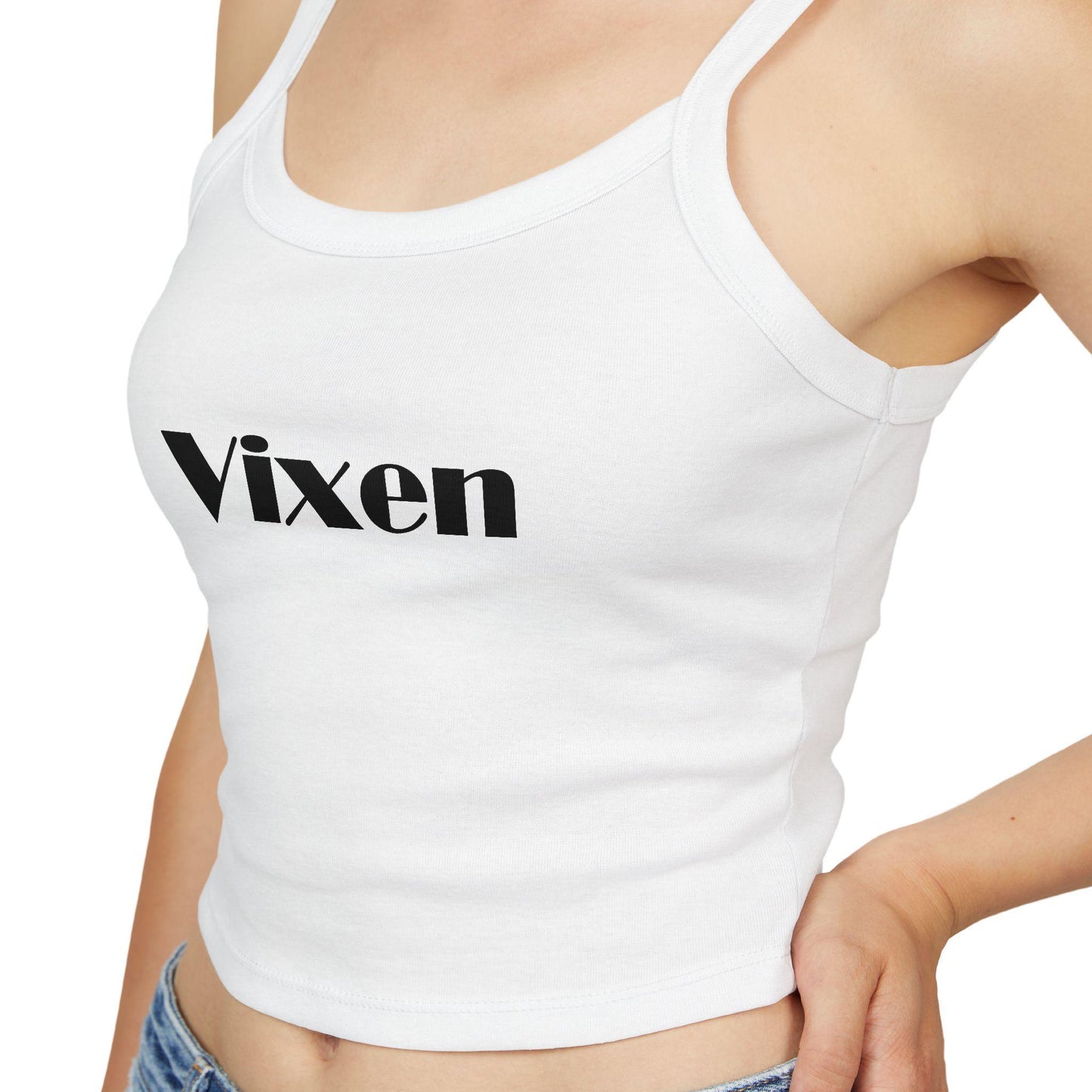 Vixen Stag Spaghetti strap crop top, sexy Gift idea for her, wife, girlfriend, Swinger couple, date night idea swinger Hotwife lifestyle