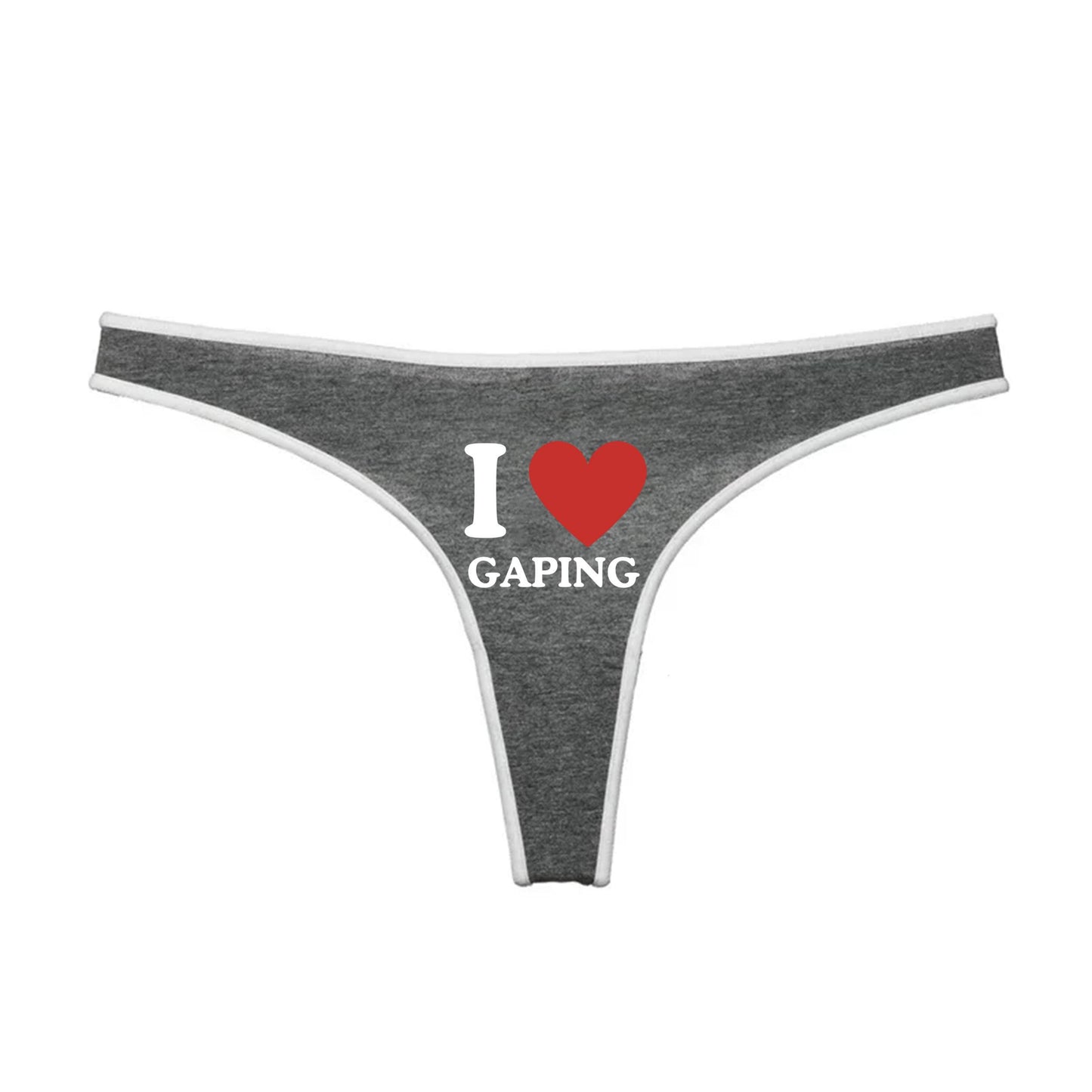 I love Gaping Thong | Hotwife lifestyle QoS Panties, Sexy Gift Idea for Wife, Queen of Spades, Surprise Him Underwear