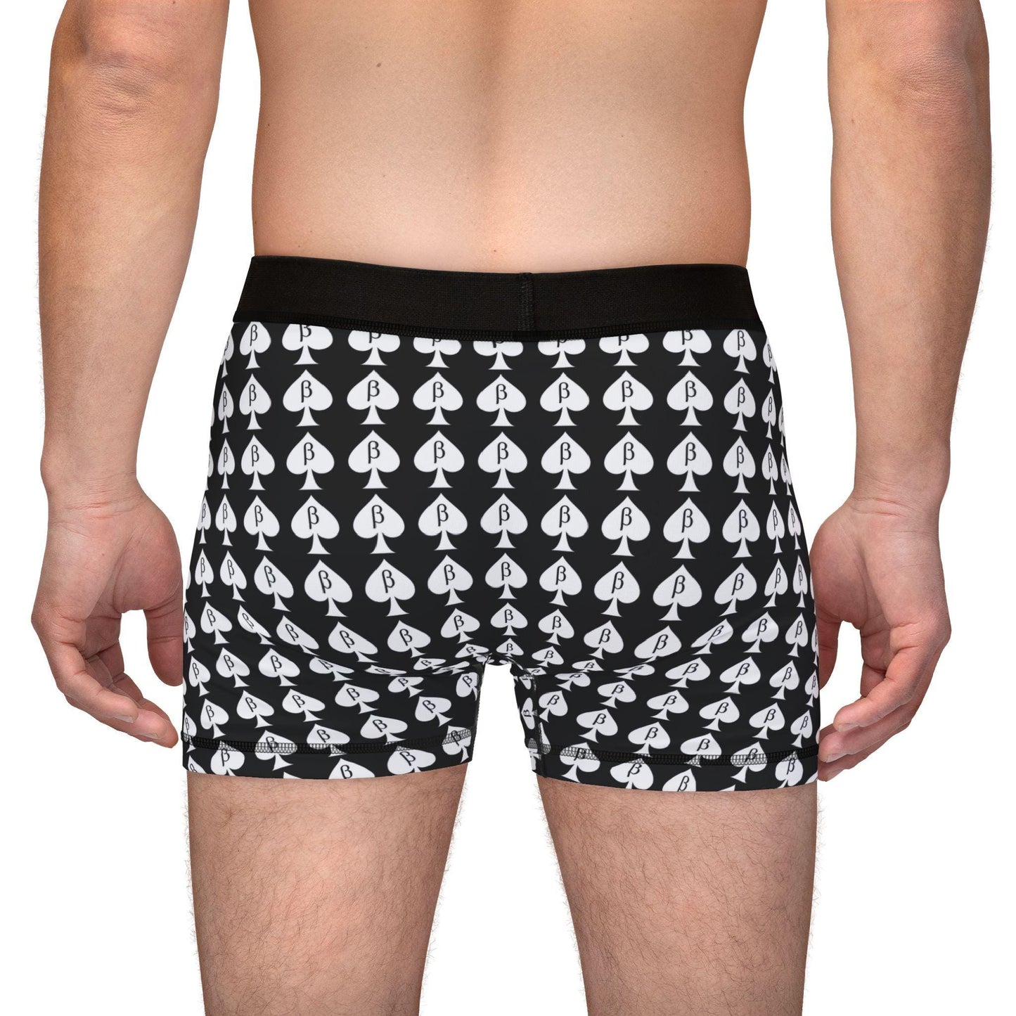 Cuckold Boxer Briefs | Sissy Beta Symbol Spade, Hotwife Lifestyle Underwear, Men Submissive Kink Gift, QOS Dom Sub Roleplay gift for him
