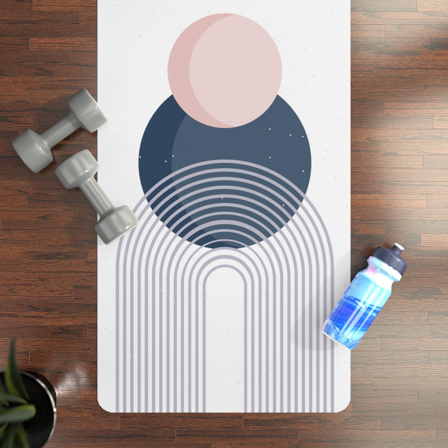 Hotwife Yoga Mat 24x72, QoS Lifestyle Queen of Spades Workout Mat, Swinger BDSM Gift, Non-Slip Fitness Mat for Gym Home Exercise, gift idea