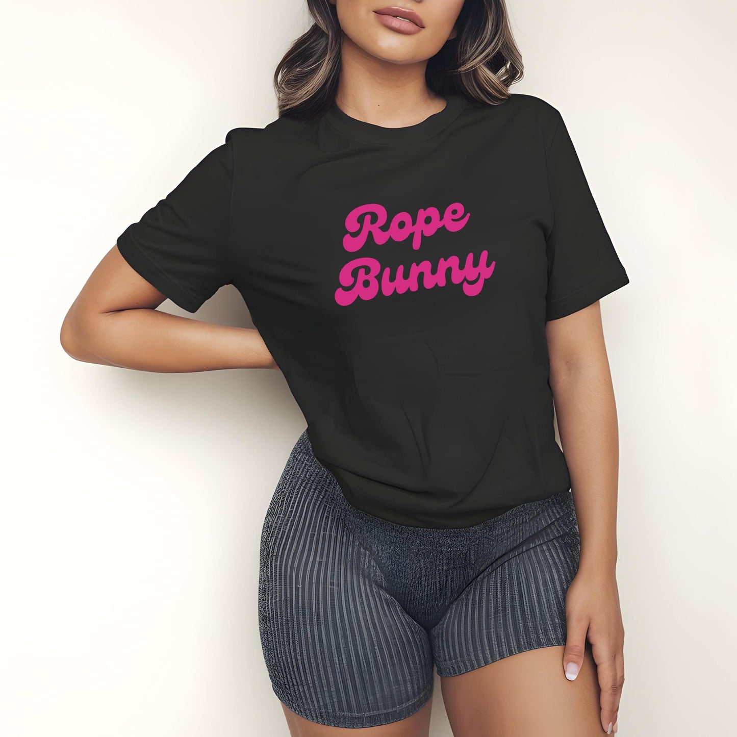 Rope Bunny T-Shirt | Daddy Kinky Submissive BDSM Shirt, Shibari Bondage Top for Her, Sexy Kink Tee, Rope Slut Gift, Degradation Pet Play Sub
