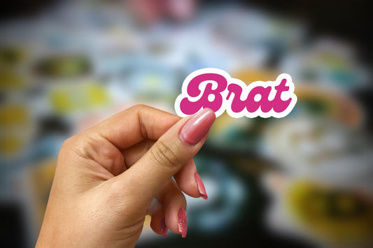 Brat Kiss-Cut Vinyl Sticker Gift for Brats Kink Sticker Submissive BDSM Lifestyle Art Submissive Kinky BDSM decal adult NSFW Gift