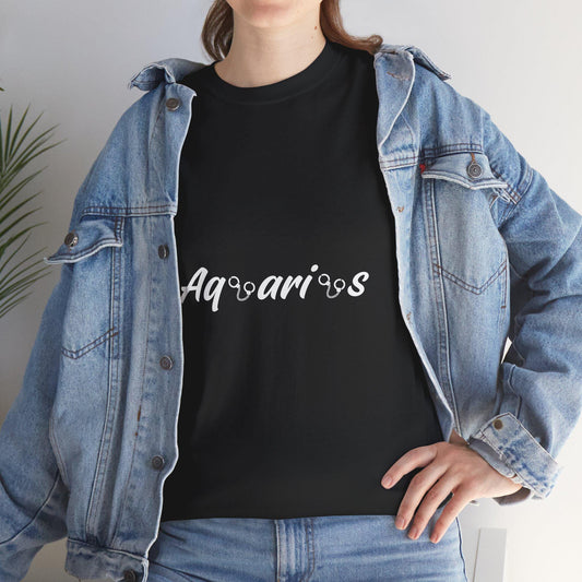 Aquarius Zodiac Shirt BDSM Alternative Fashion Zodiac Shirt Kinky Astrological Clothes Collar DDLG, Master, Slave, Kinky, Fetish wear