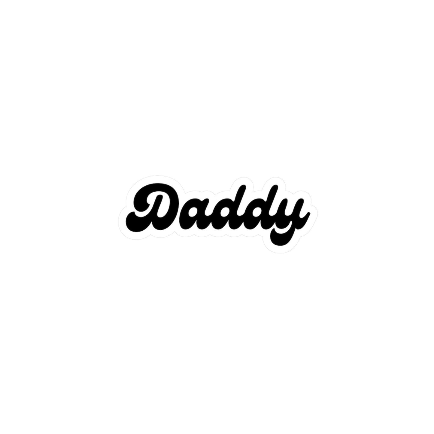 Daddy DDLG Sticker Kink Gift for Brats Submissive BDSM Vinyl Decal Lifestyle Art NSFW Kiss-Cut Sticker, Daddy's little girl