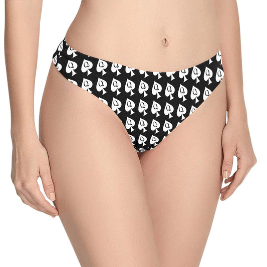 Queen of Spades sexy thong Hotwife | QOS panty, BBC Wife Panty Gift Her, Sex MILF Swingers Lifestyle Pineapple Cuckold Underwear