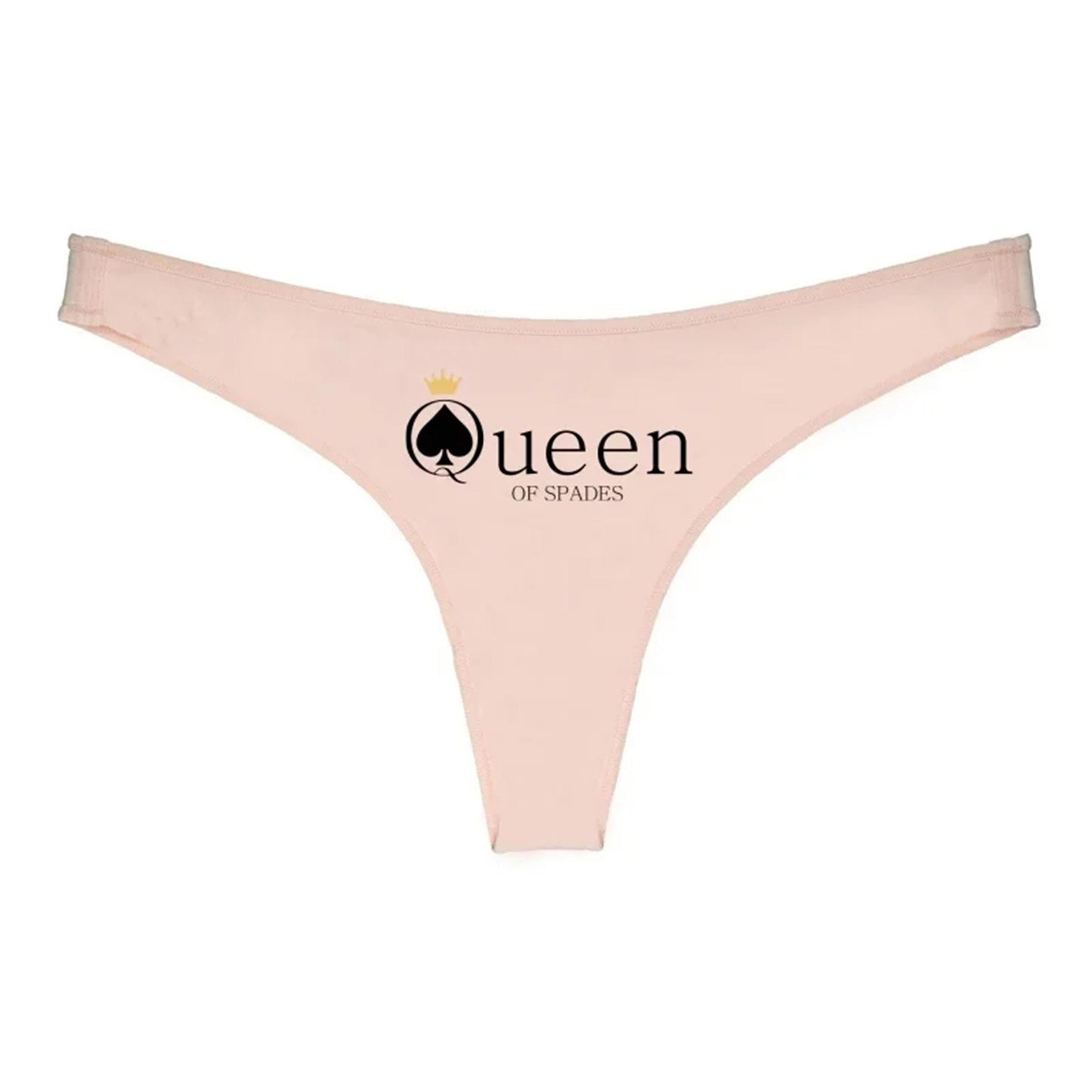 Queen of Spade Thong| QoS Sexy Hotwife panty G String| BBC only underwear for sex| Roleplay and Interracial Swinger Lifestyle pineapple