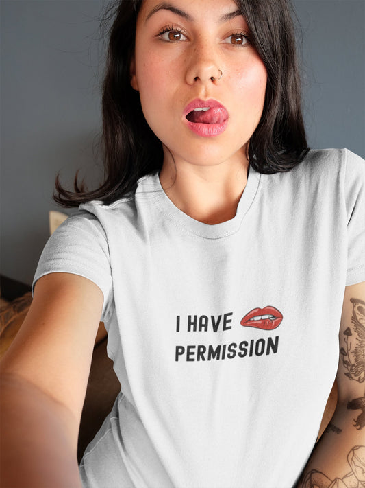Swinger Clothes Tshirt I have Permission, Swinger Lifestyle shirt, pineapple Gift, sexy naughty shirt for women, Hotwife sex Clothes, MILF