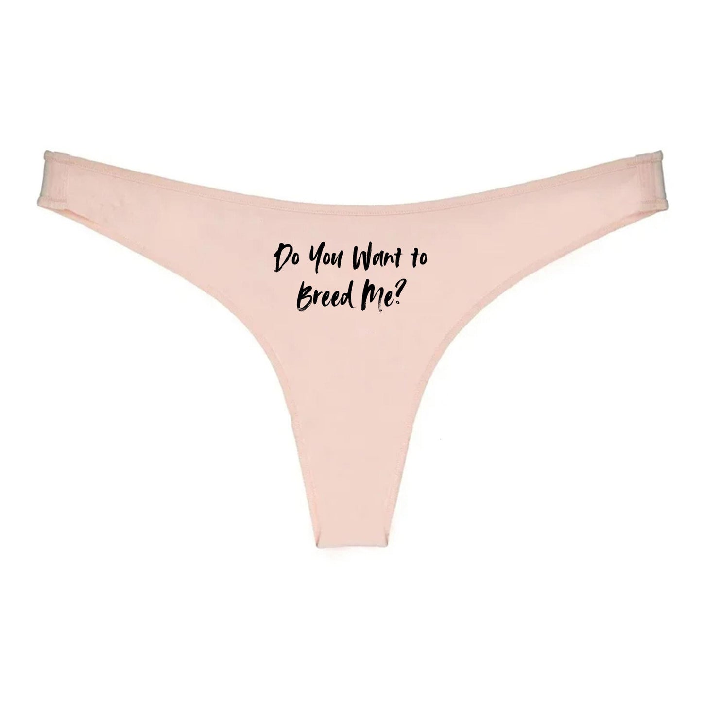 Do You want to Breed Me Thong | Hotwife lifestyle QoS Panties, Sexy Gift Idea for Wife, Queen of Spades, cuck husband Underwear