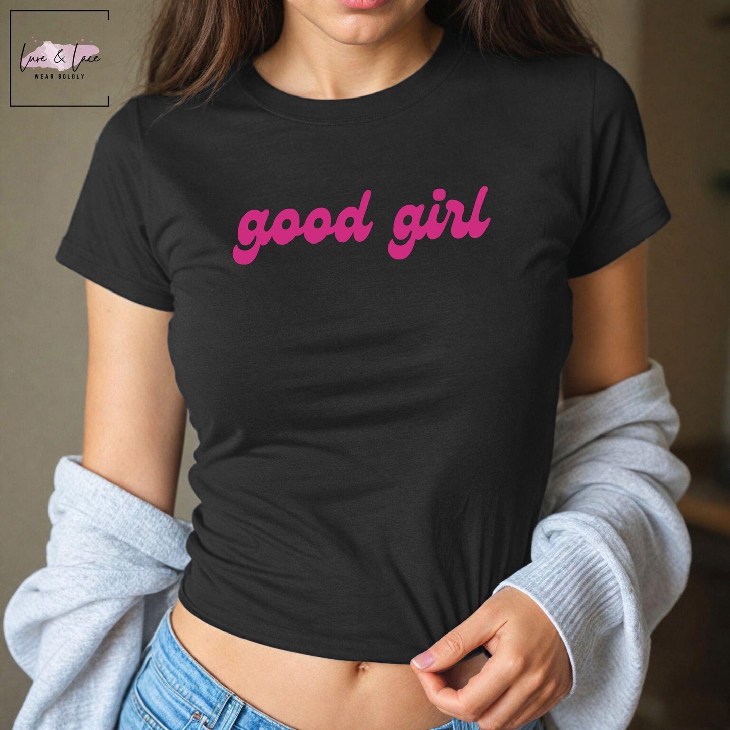 Good Girl Tshirt Sexy Y2K Cute baby Tee, DDLG, aesthetic Gift idea for her, Naughty funny couple shirt roleplaying Daddy dom date night idea