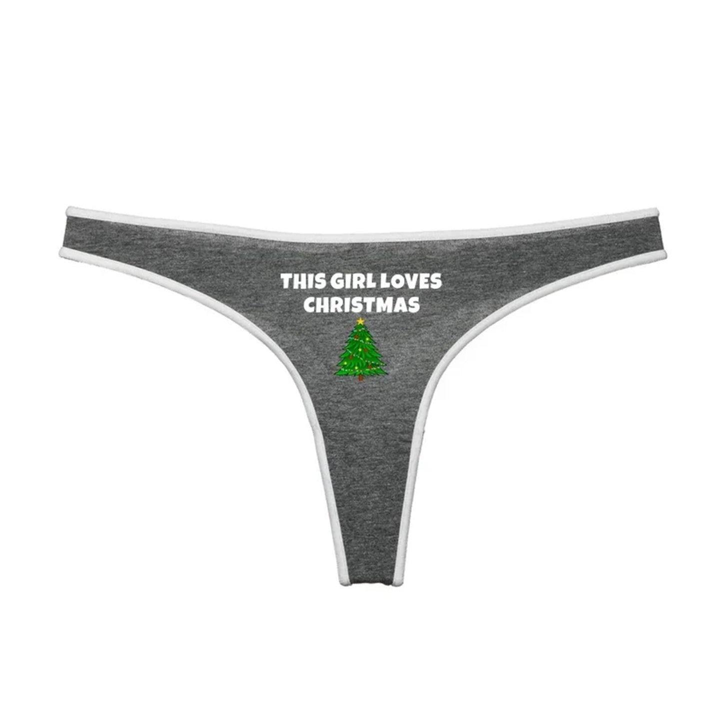 Christmas Thong, Funny Christmas Panties, Sexy underwear women, G string gag Christmas gift, Xmas themed underwear for her, Wife, gag gift