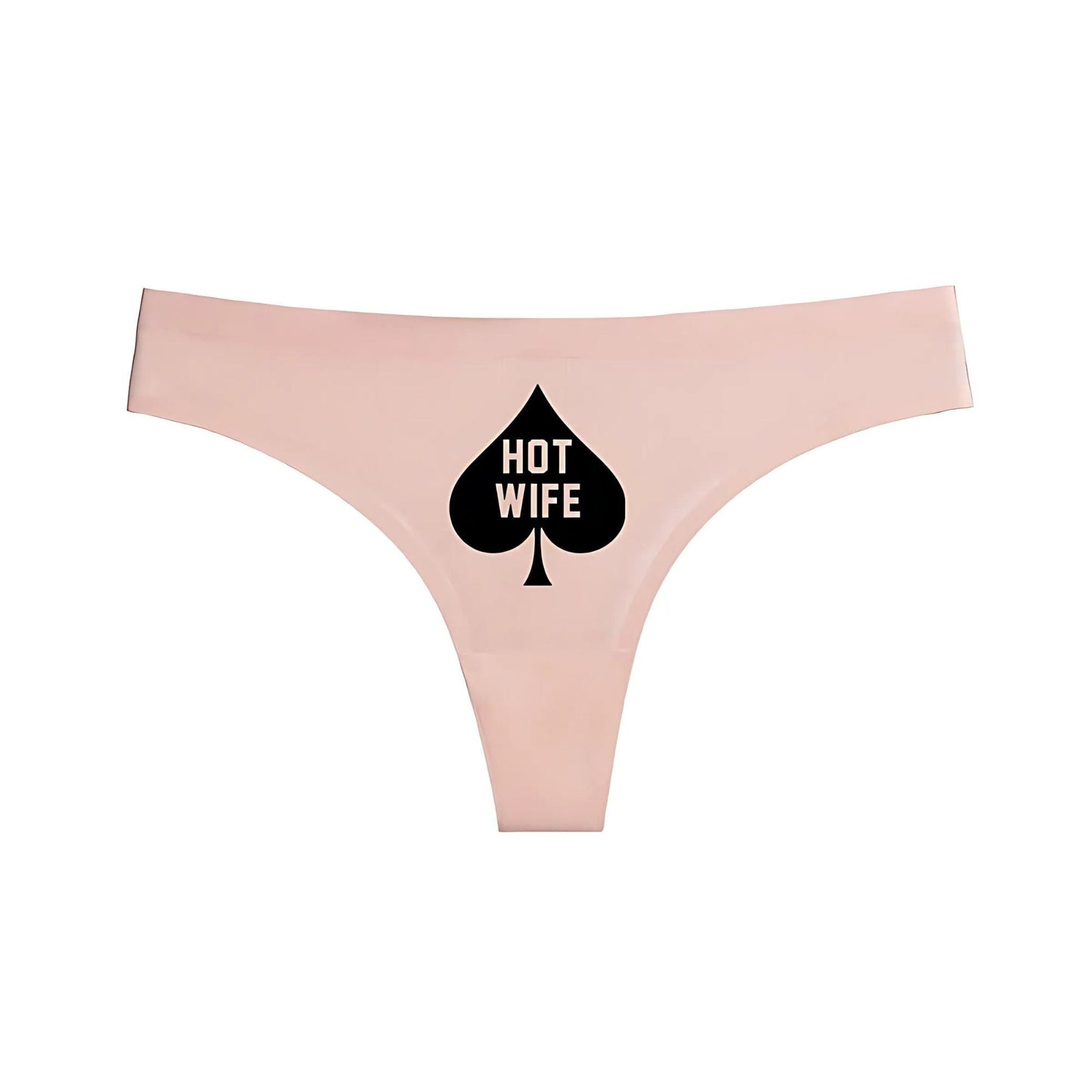 Queen of Spade Thong| Hotwife QoS panty G String| BBC only sexy underwear for sex| Roleplay and Interracial Swinger Lifestyle Clothing